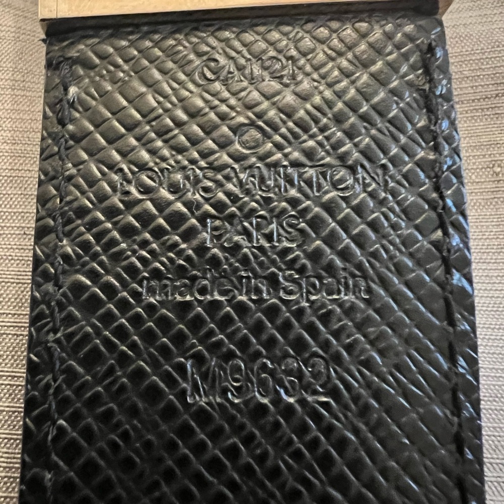 ❗️SOLD❗️Authentic Louis Vuitton Damier Graphite Canvas Inventeur Reversible Belt - Picture 7 of 10